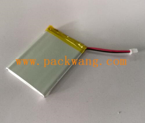 聚合物505573锂电池组主要零部件有聚合物505573电芯,保护板和导线组成PACK。