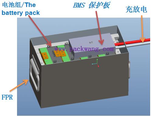 通信设备锂电池设计结构图