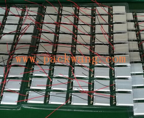 3.7V软包锂电芯生产厂家的PACK锂电池组展示