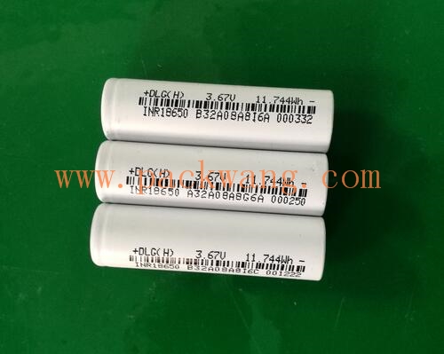 DLG18650白皮锂电池3.67V 11.744Wh图片展示